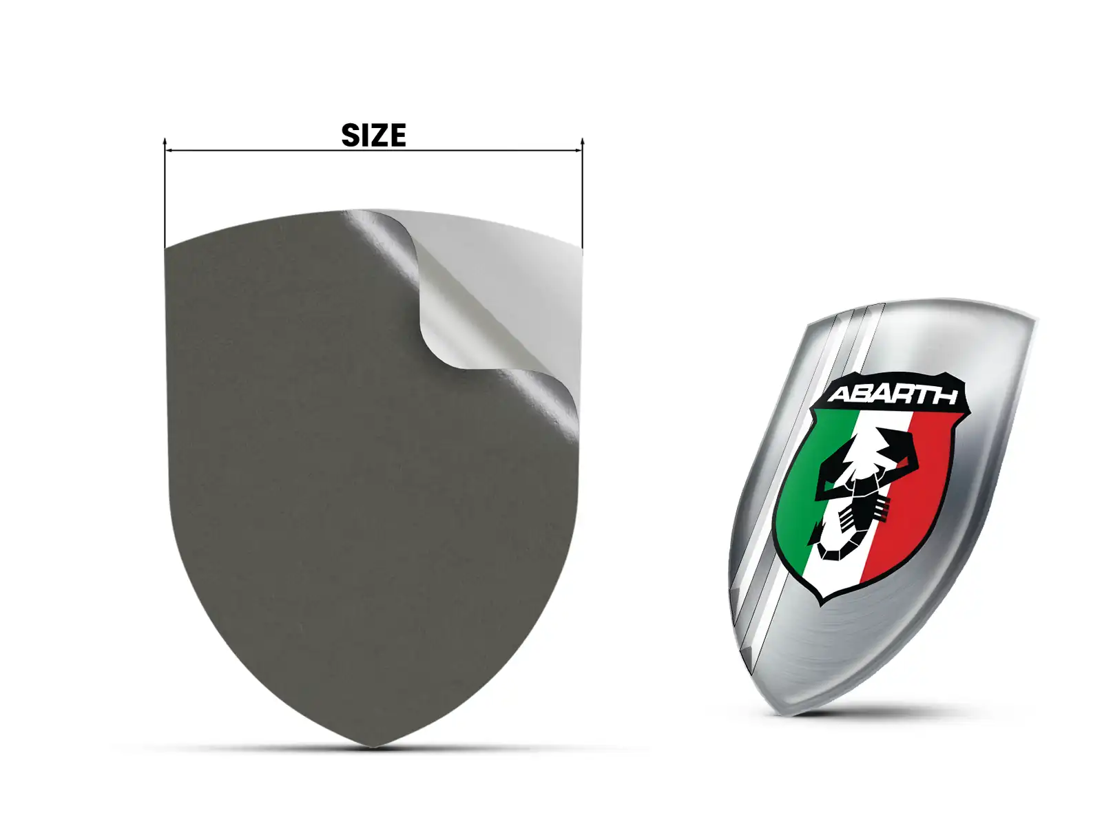 Fiat Abarth Étiquettes Affaires Résistantes Haut de Gamme Drift